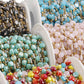 C1762 Colorful Crystal with Glass Pearl Chain