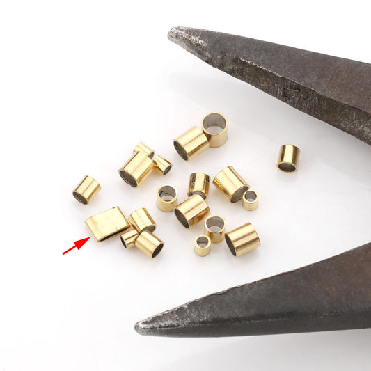 100pcs/pack crimp tube for jewelry making