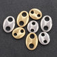 1372 5Pcs/Pack Coffee bean/Pig nose Charm