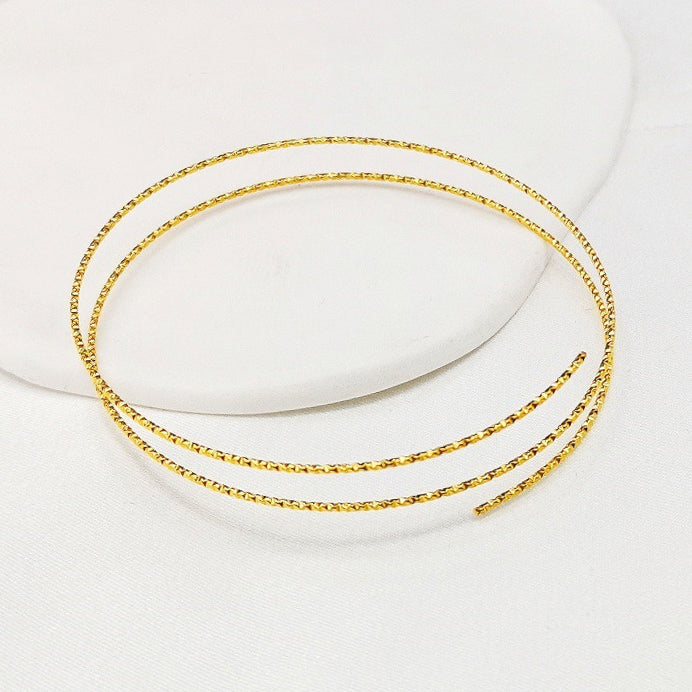 Stainless Steel Sparkle Bracelet