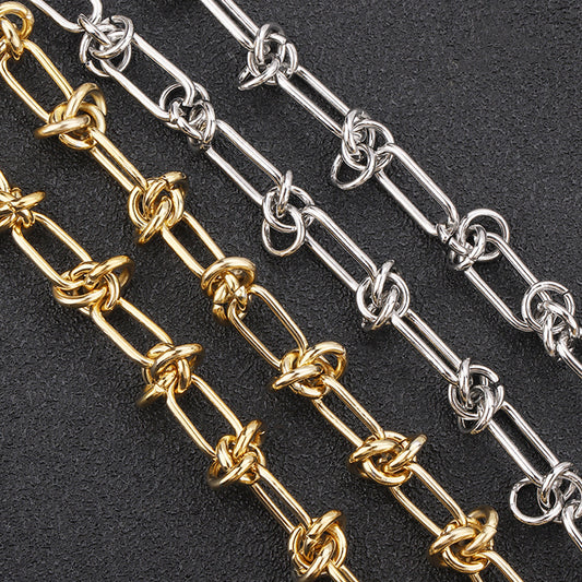 C1256 Knot chain-Vacuum Plating Waterproof Stainless steel chain