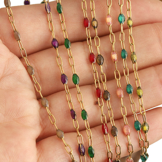 C1829 Colorful PaperCilp Chain