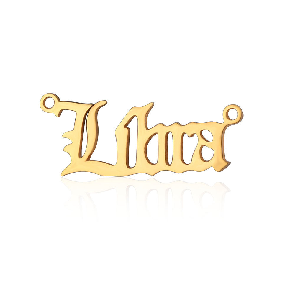 12 Zodiac Signs Charms in Stainless Steel