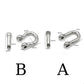 Stainless steel horseshoe buckle