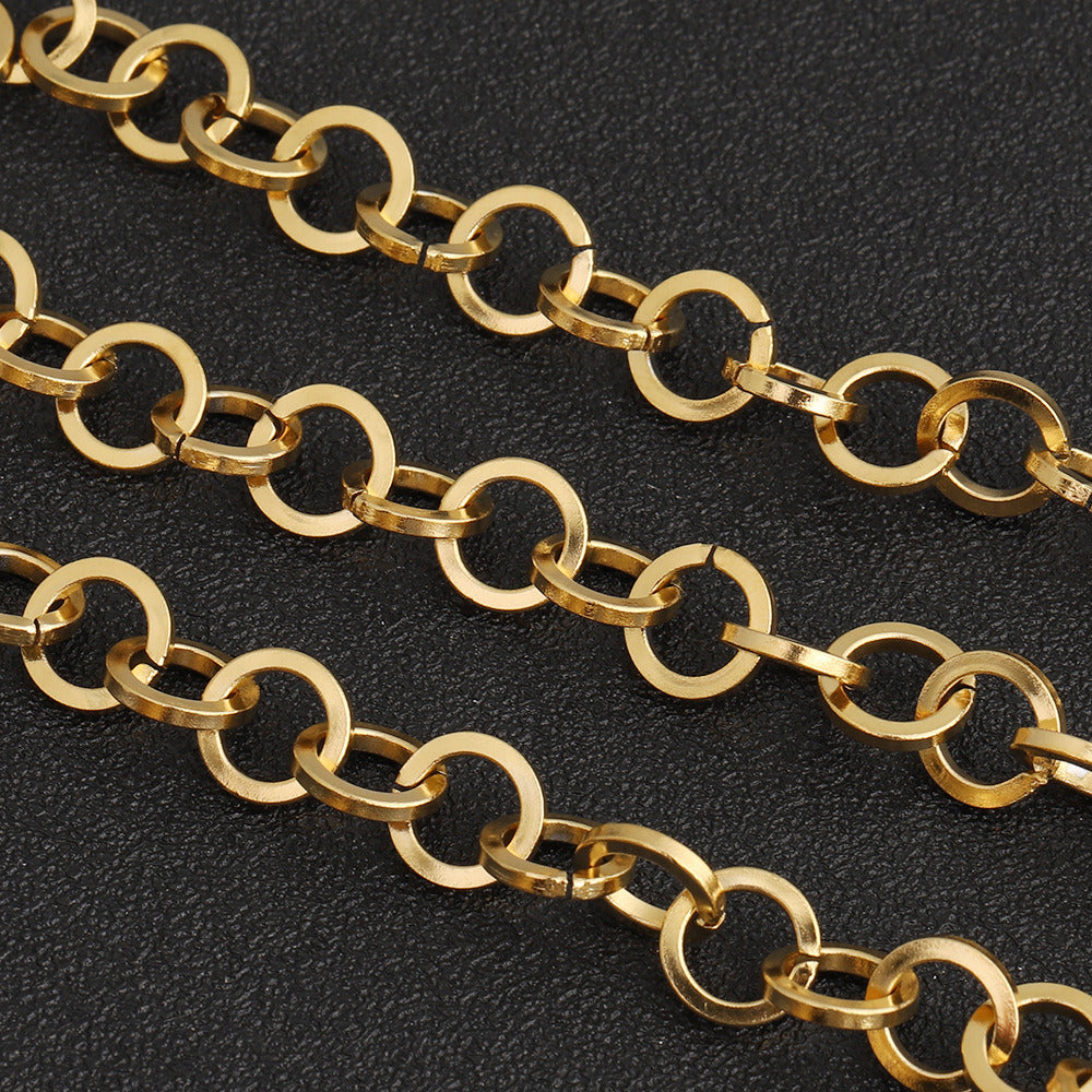 C1656 9mm Square wire circle chain