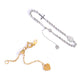 Spring Clasp with adjustable spacer bead extension chain for necklace