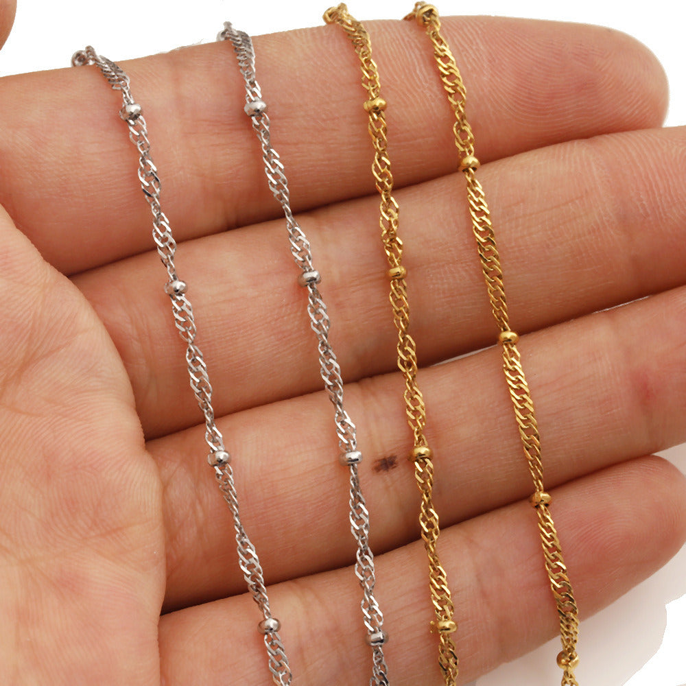 C1795 Tiny Beads Twisted Chain