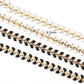 C1307 Double-sided enamel arrows chain-Vacuum Plating Waterproof Stainless steel chain