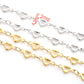 C1574 5mm Heart chain