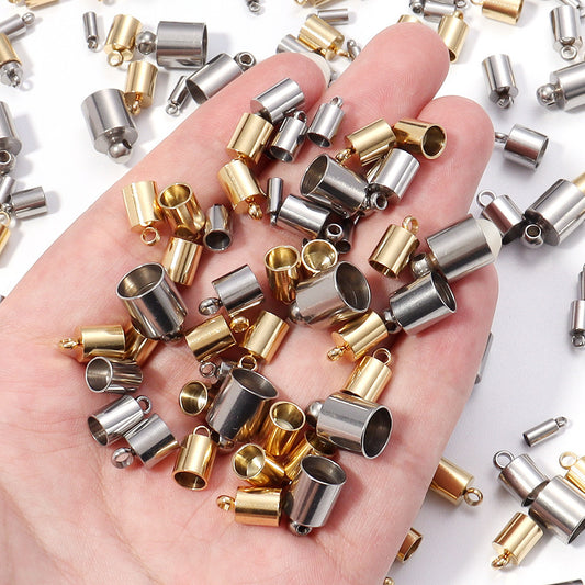 10pcs Stainless steel Leather connect clasp