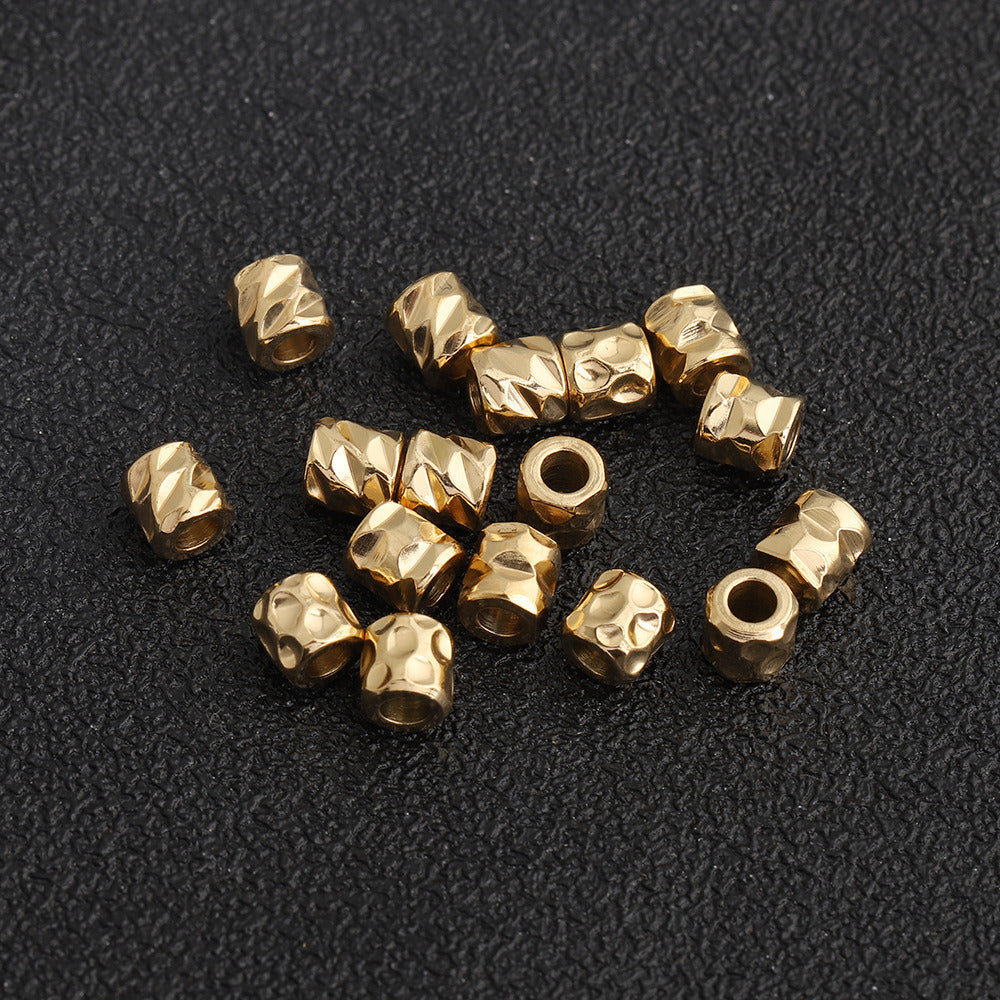 1708 20 pcs/pack 4mm Cylinder Spacer Beads