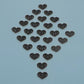 26 Heart Letter Two Holes Charms