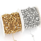 C1803 4mm Stainless Steel Zircon Beads Chain