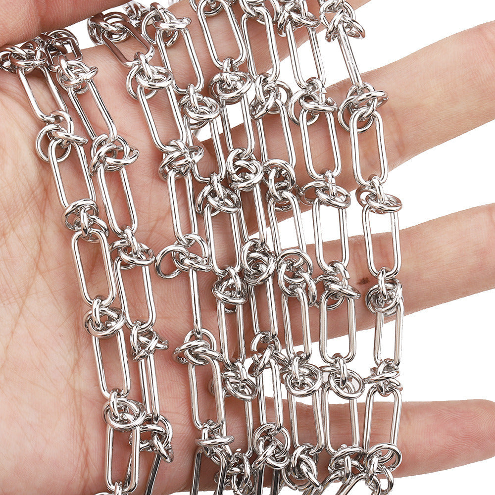 C1256 Knot chain-Vacuum Plating Waterproof Stainless steel chain