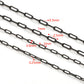 C1186 Thin Chain-Vacuum Plating Waterproof Stainless steel chain