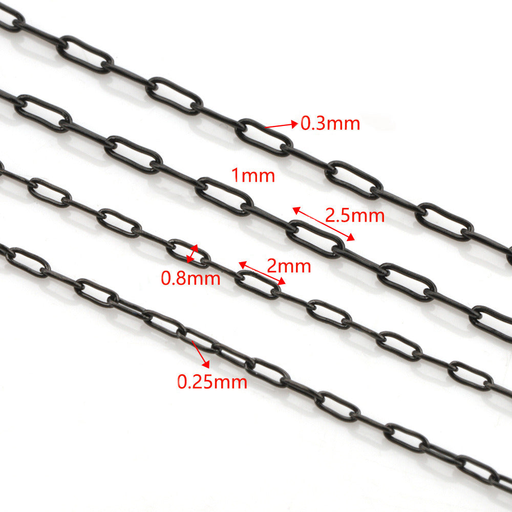 C1186 Thin Chain-Vacuum Plating Waterproof Stainless steel chain