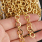 C1656 9mm Square wire circle chain
