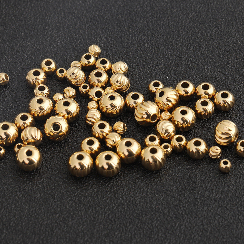 10pcs/pack Round Lantern Spacers for bracelet,necklace making