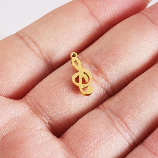 Musical notation charm