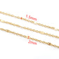 C1551 Glitter cable chain