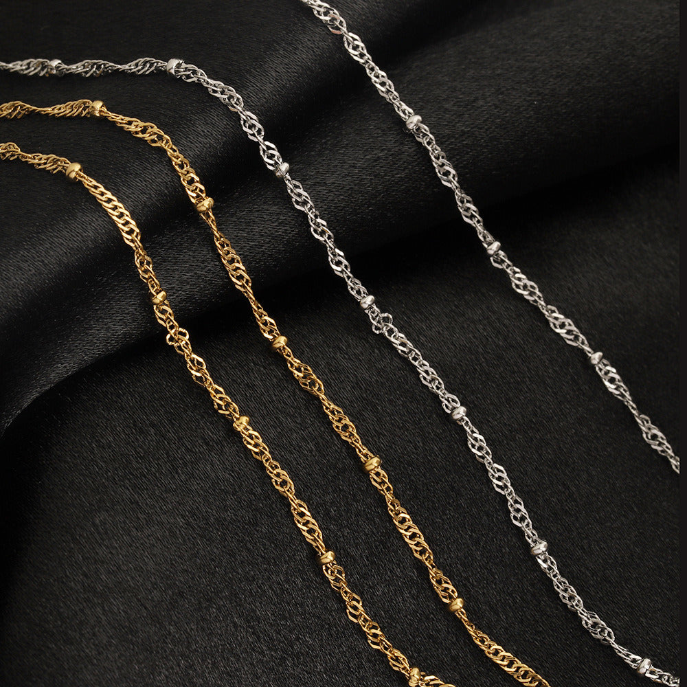 C1795 Tiny Beads Twisted Chain