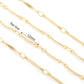C1417 four different stick chains-Vacuum Plating Waterproof Stainless steel chain