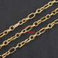 C1262 3:1 Amboss chain-Vacuum Plating Waterproof Stainless steel chain