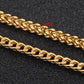 C1367 Cut braided chain-Vacuum Plating Waterproof Stainless steel chain