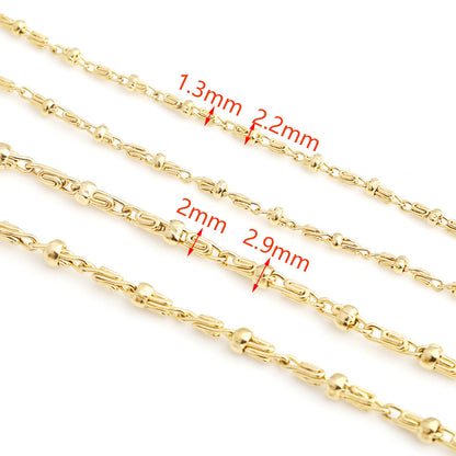 C1714 Greek Key Beads Chain