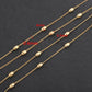 C1285 oval beads chain-Vacuum Plating Waterproof Stainless steel chain