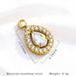 006 Colorful Drop Zircon Charms