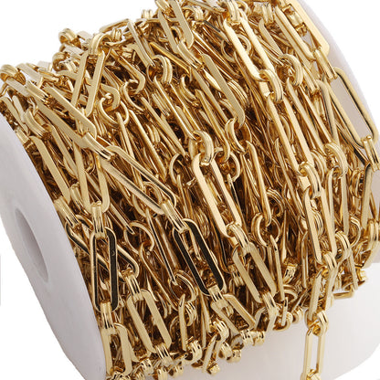 C1576 6mm 1:1 Long paper clip chain