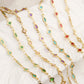 C1778 Glitter oil droplets clover chain