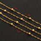 C1794 4mm Beads Twisted Chain