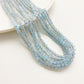4mm Cube faceted crystal stone beads