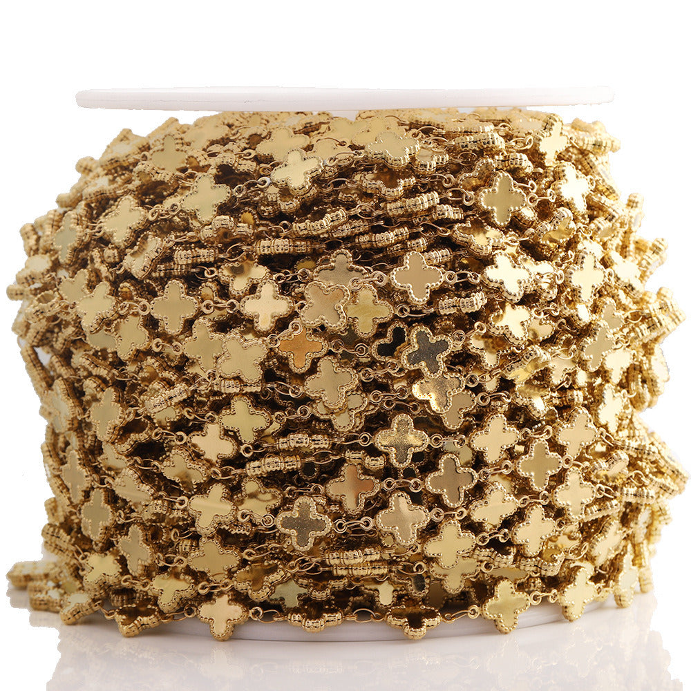 C1704 Stainless steel four leaf clover chain