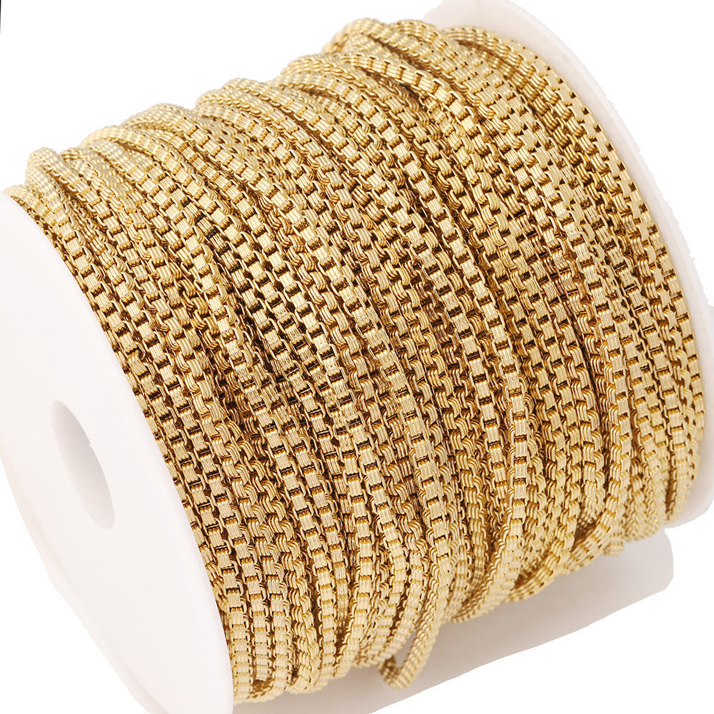 C1648 3mm Striped box chain