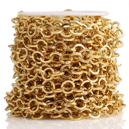 C1656 9mm Square wire circle chain
