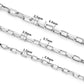 C1243 long box cross chain-Vacuum Plating Waterproof Stainless steel chain