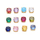 6mm Colorful Zircon Birthstone Charms