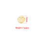 Round 12 Zodiac Signs Two Holes Charms