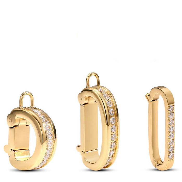 0090 Zircon Oval clasp