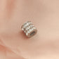 Spacer with diamonds charm