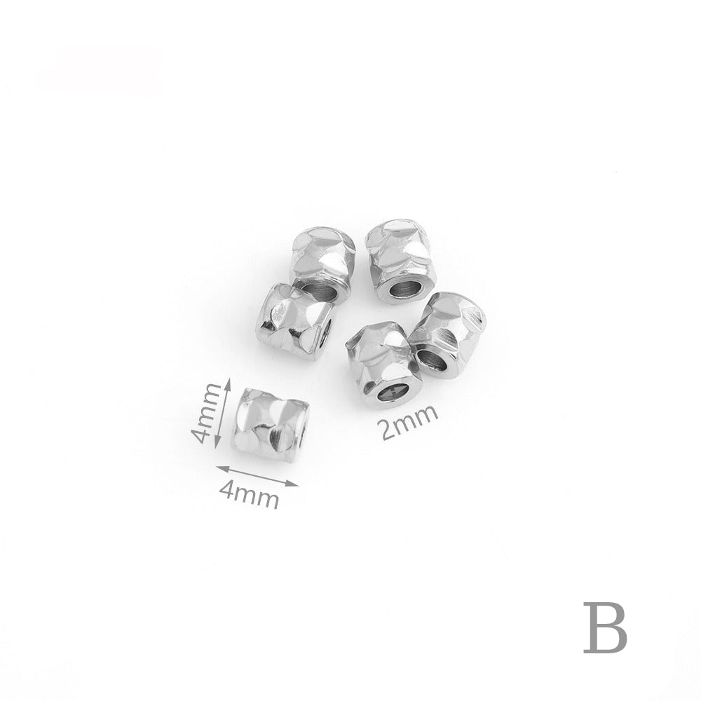 1708 20 pcs/pack 4mm Cylinder Spacer Beads
