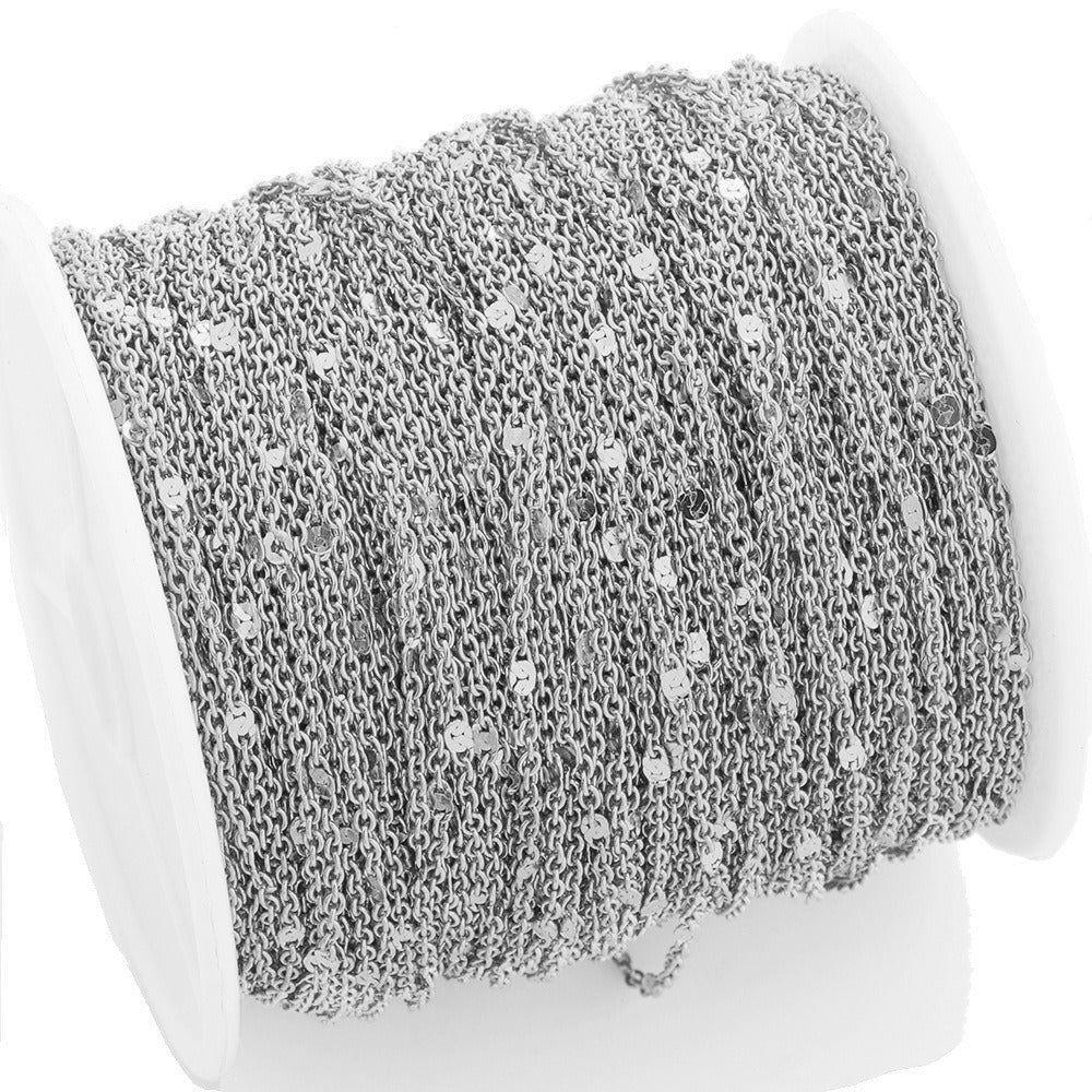 C1551 Glitter cable chain