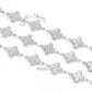 C1704 Stainless steel four leaf clover chain