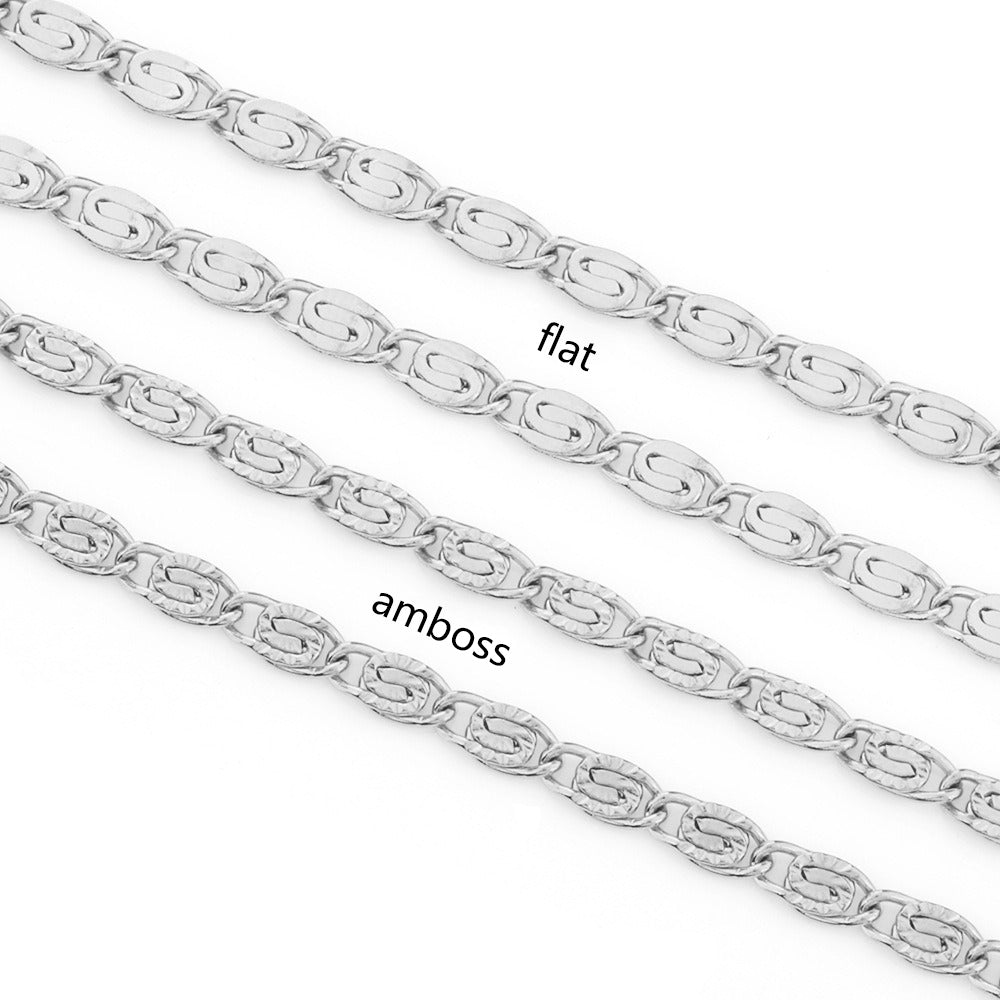 C1583 3mm Greek Key / Meander Chain
