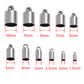 10pcs Stainless steel Leather connect clasp