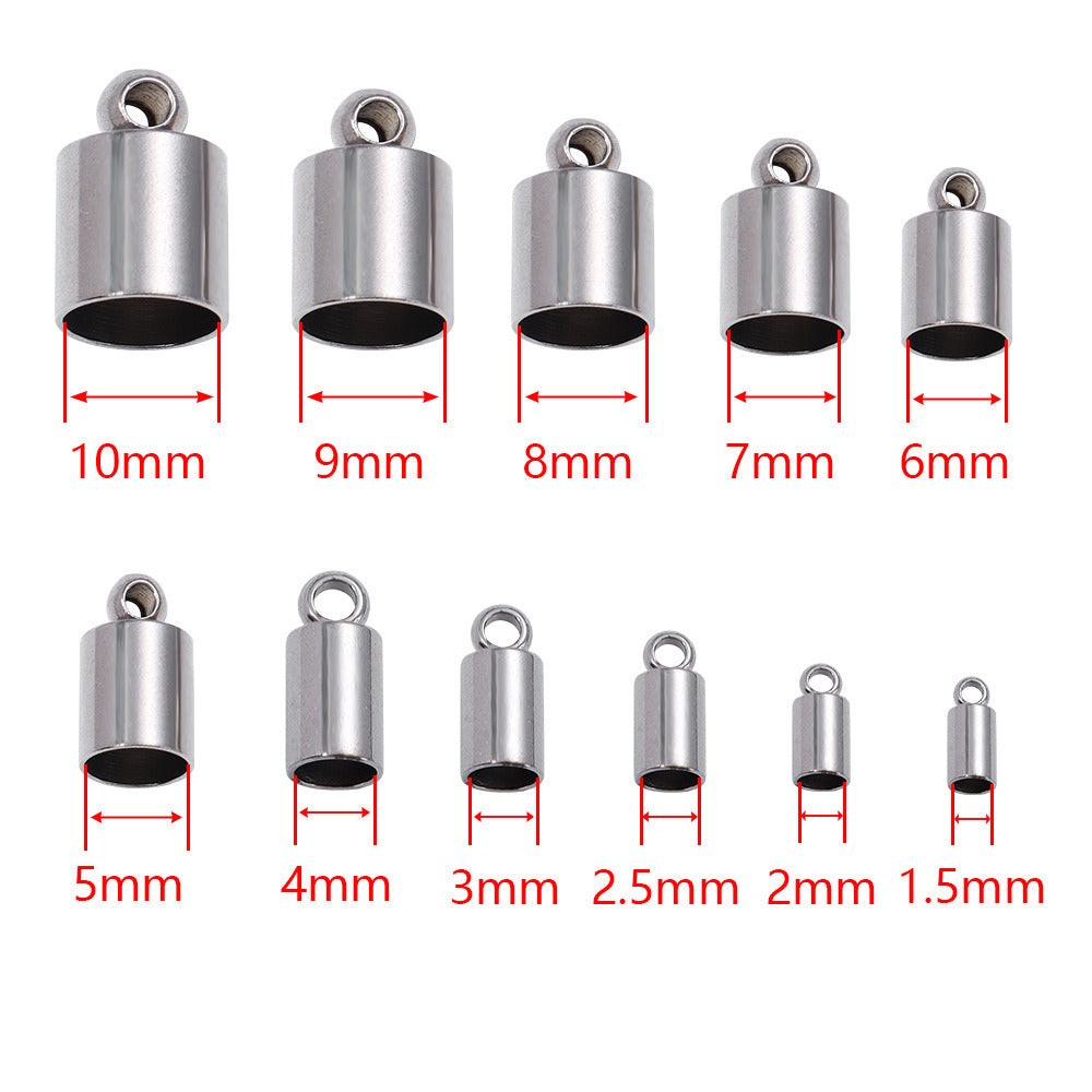 10pcs Stainless steel Leather connect clasp