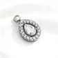 006 Colorful Drop Zircon Charms